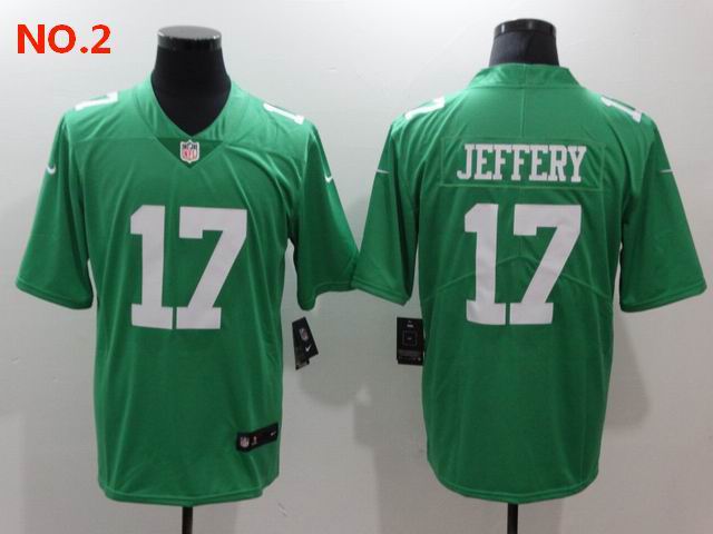 Men's Philadelphia Eagles #17 Alshon Jeffery Jersey NO.2;